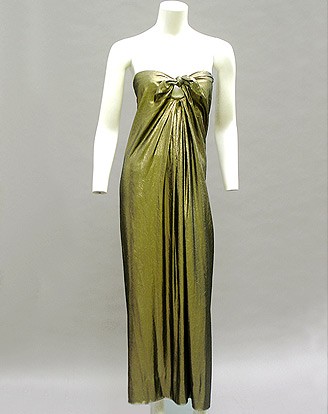 70s gold dress on sale